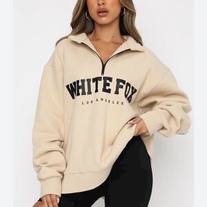 Beige Oversized Sweater